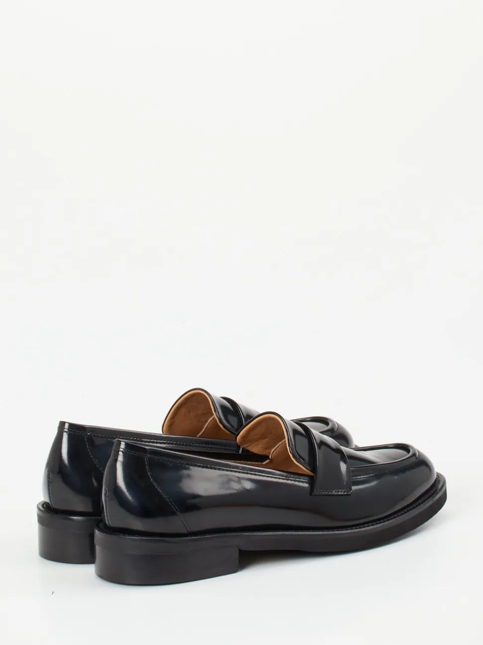 Mannori – Loafer aus Hochglanzleder schwarz