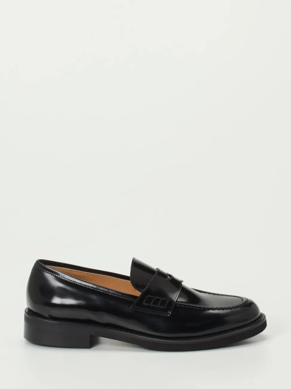 Mannori – Loafer aus Hochglanzleder schwarz