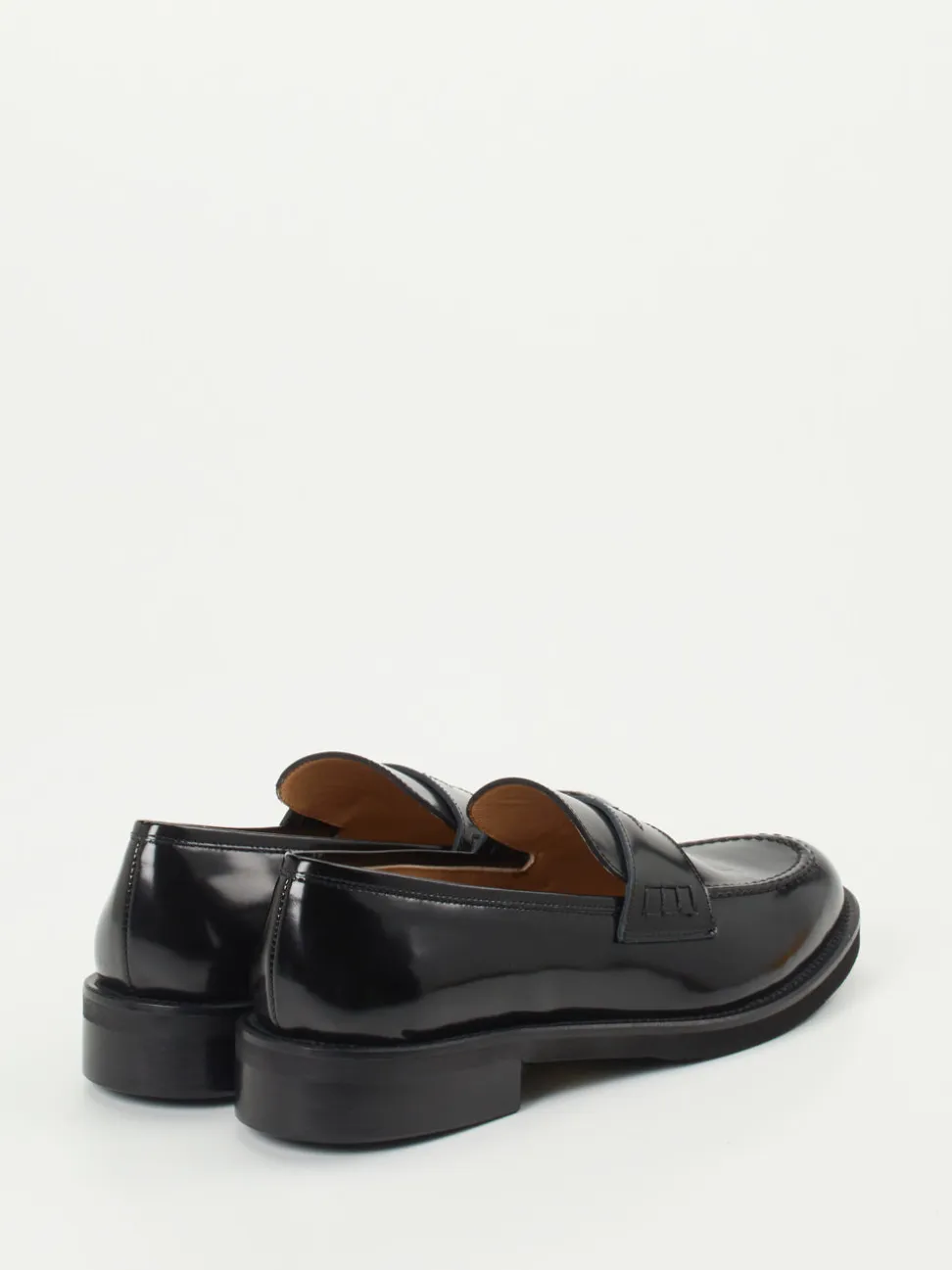 Mannori – Loafer aus Hochglanzleder schwarz