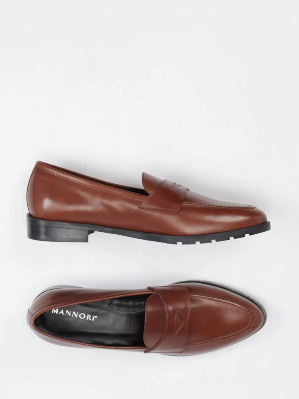 Mannori – Loafer aus Kalbleder in Braun