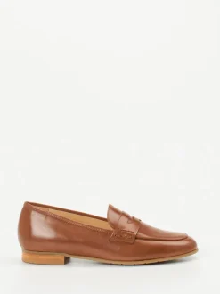 Mannori – Loafer aus Kalbleder Cognacbraun