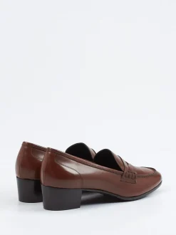 Mannori – Loafer aus Kalbleder in Mittelbraun