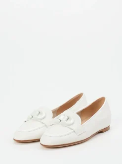 Mannori – Loafer aus Kalbleder Off-White