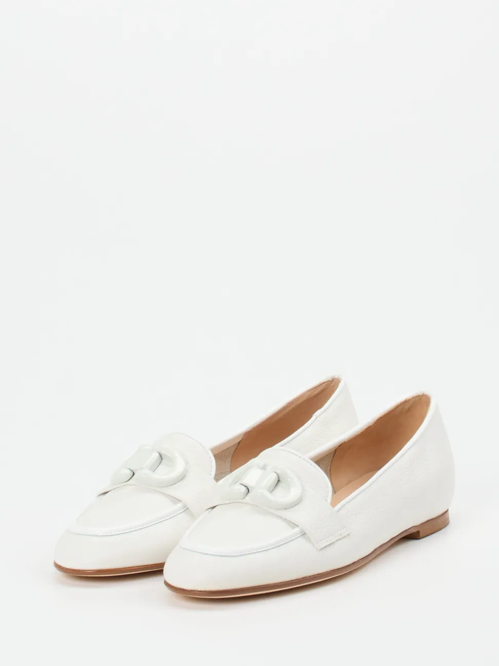 Mannori – Loafer aus Kalbleder Off-White