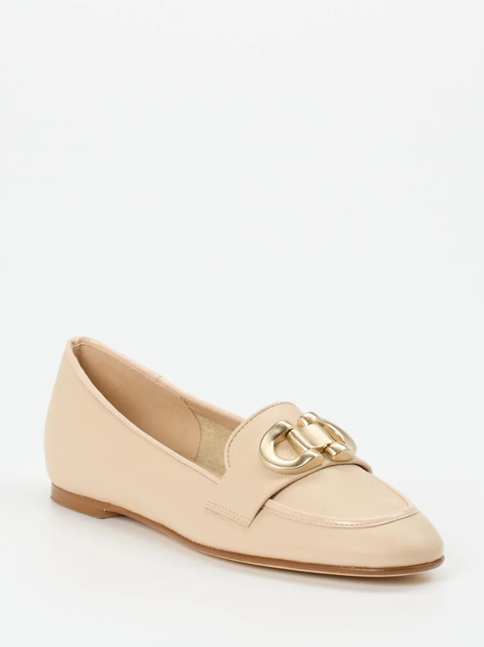 Mannori – Loafer aus Kalbleder in Beige