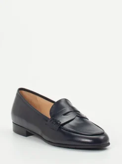 Mannori – Loafer aus Kalbleder in Marineblau