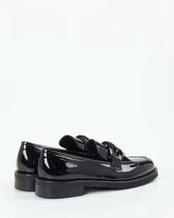 Mannori – Loafer aus Lackleder schwarz glänzend