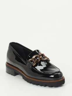 Mannori – Loafer aus Lackleder Schwarz