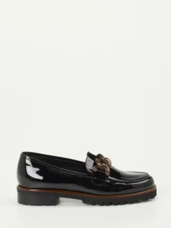 Mannori – Loafer aus Lackleder Schwarz