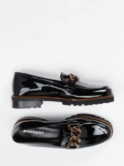 Mannori – Loafer aus Lackleder Schwarz