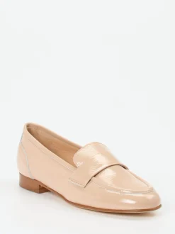 Mannori – Loafer aus Lackleder in Nude-Beige
