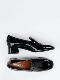 Mannori – Loafer aus Lackleder Schwarz
