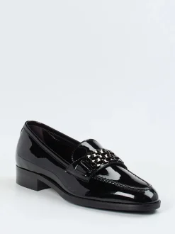 Mannori – Loafer aus Lackleder in Schwarz