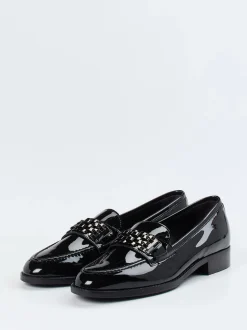 Mannori – Loafer aus Lackleder in Schwarz