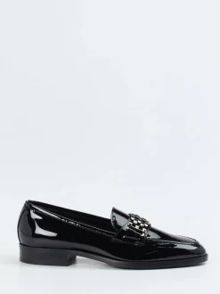 Mannori – Loafer aus Lackleder in Schwarz