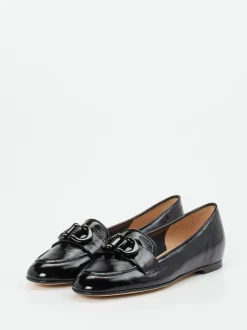 Mannori – Loafer aus Lackleder schwarz