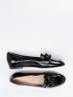 Mannori – Loafer aus Lackleder schwarz