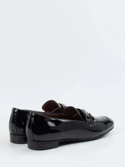 Mannori – Loafer aus Lackleder schwarz
