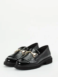 Mannori – Loafer aus Lackleder in Schwarz