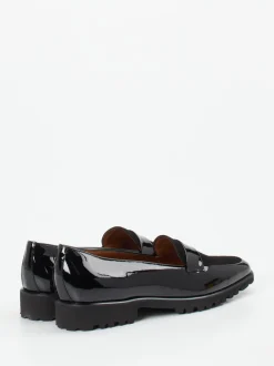 Mannori – Loafer aus Lackleder in Schwarz