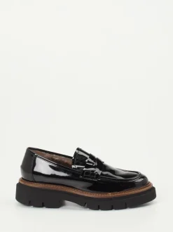 Mannori – Loafer aus Lackleder in Schwarz