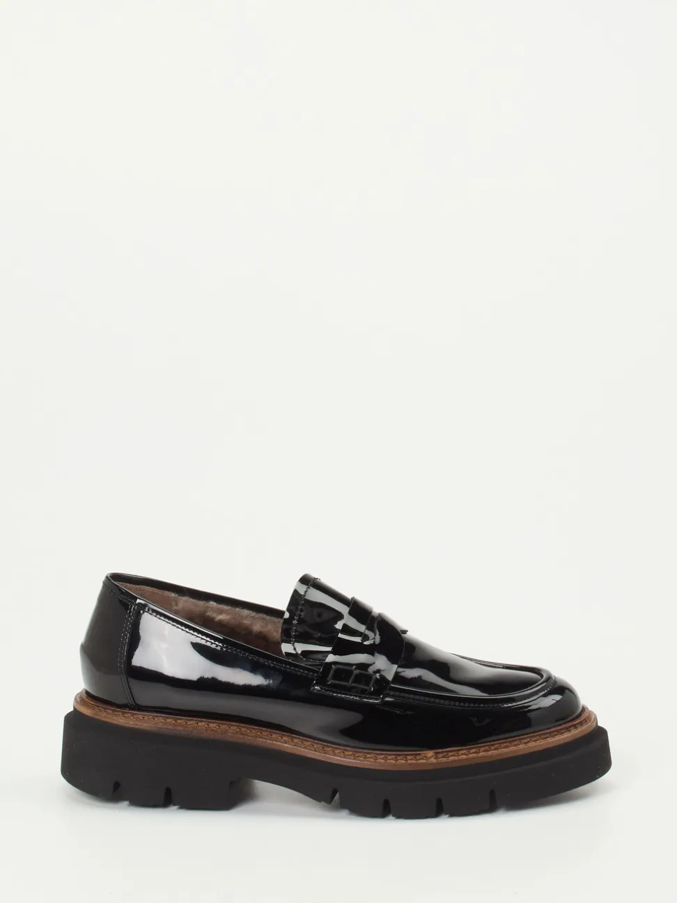 Mannori – Loafer aus Lackleder in Schwarz