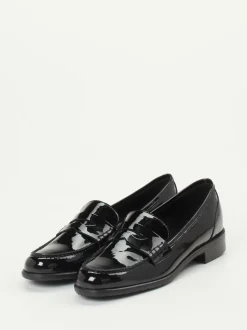 Mannori – Loafer aus Lackleder schwarz