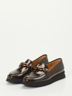 Mannori – Loafer aus Lackleder Dunkelbraun