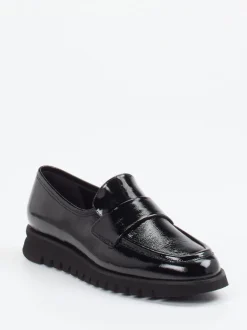 Mannori – Loafer aus Lackleder Schwarz