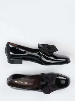 Mannori – Loafer aus Lackleder in Schwarz