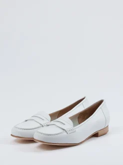 Mannori – Loafer aus Lammleder in Off-White