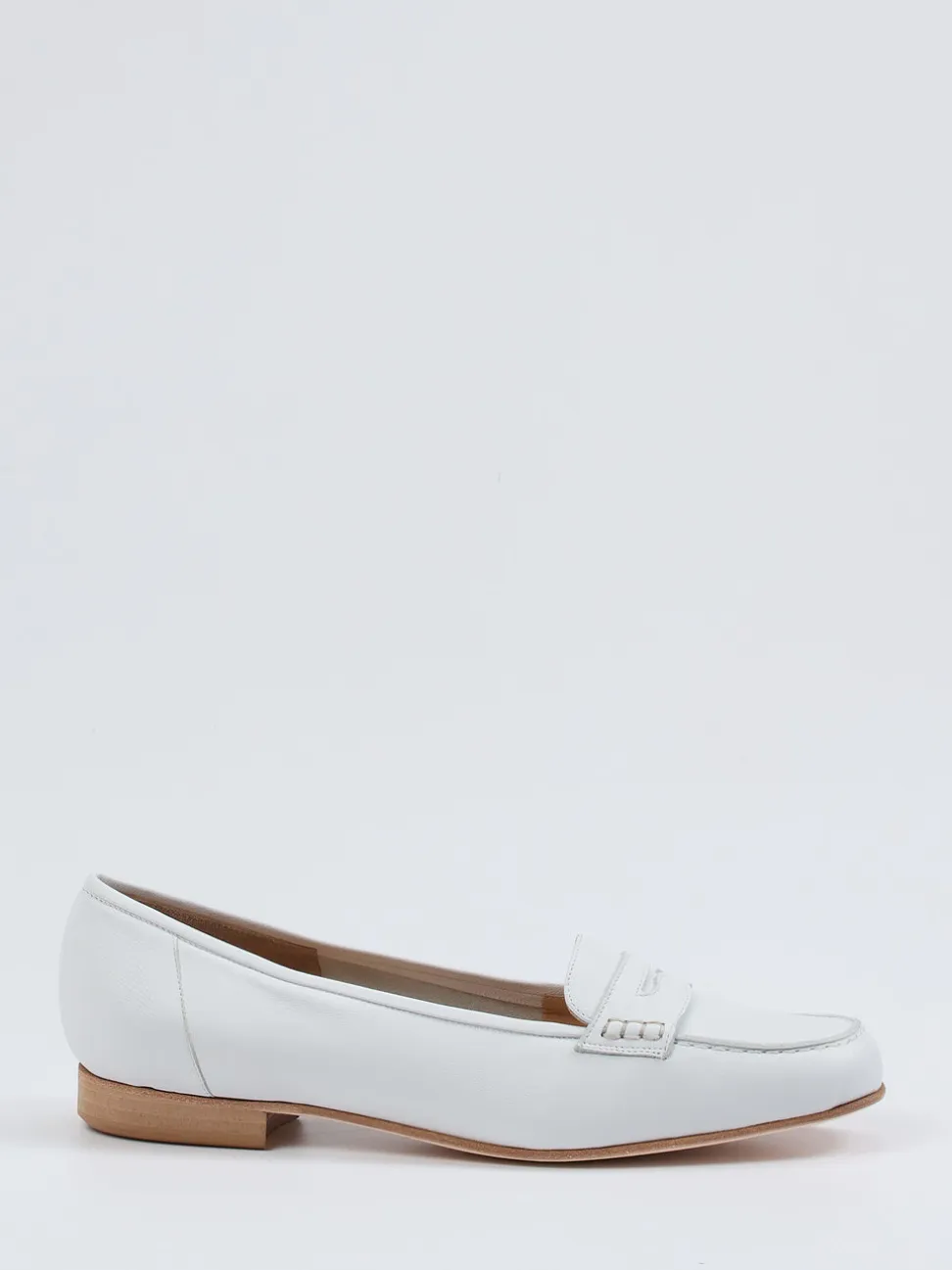 Mannori – Loafer aus Lammleder in Off-White