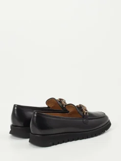 Mannori – Loafer aus Lammleder in Schwarz