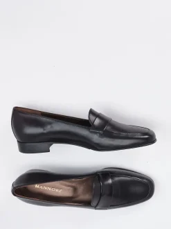 Mannori – Loafer aus Lammleder in Schwarz