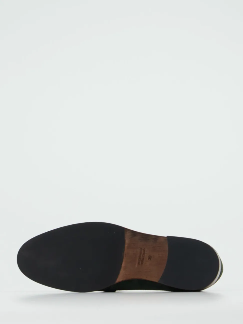 Mannori – Loafer aus Veloursleder in Tannengrün