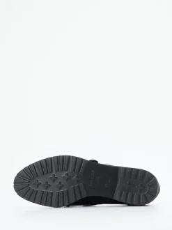Mannori – Loafer aus Veloursleder mit Lackdetails