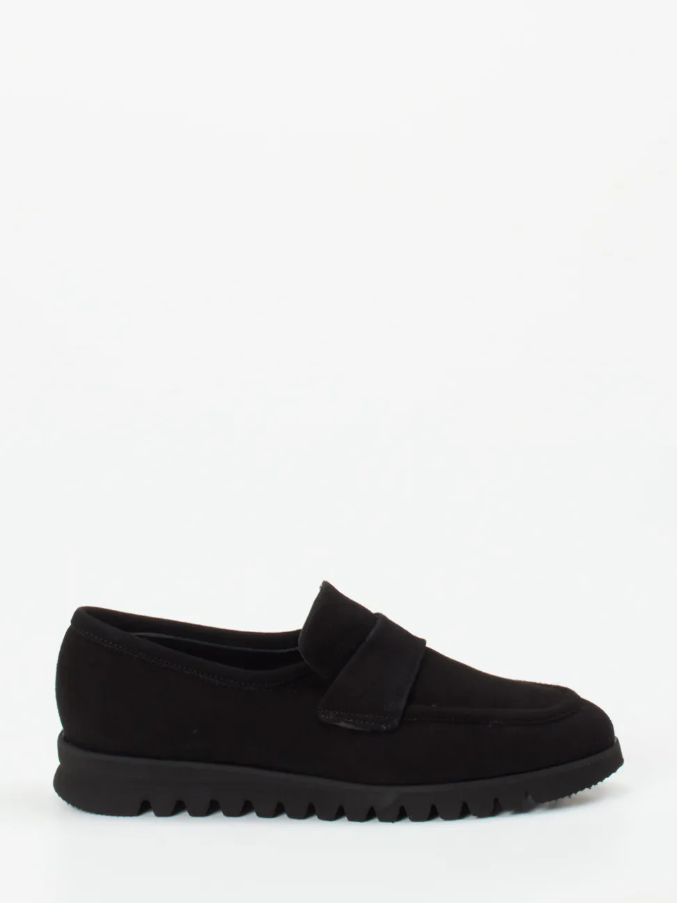 Mannori – Loafer aus Veloursleder schwarz