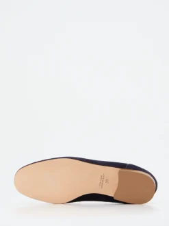 Mannori – Loafer aus Veloursleder Dunkelblau