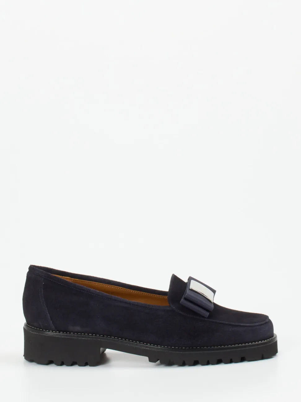 Mannori – Loafer aus Veloursleder in Nachtblau