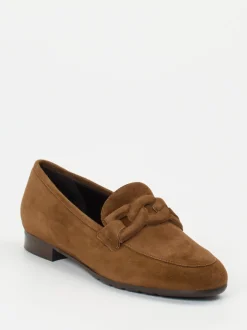 Mannori – Loafer aus Veloursleder in Braun