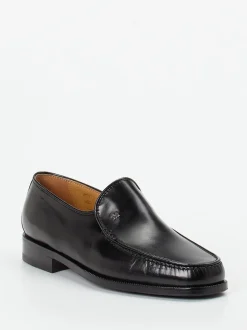 Mannori – Loafer aus Ziegenleder Schwarz