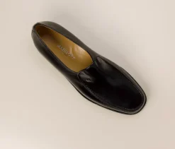 Mannori – Loafer aus Ziegenleder Schwarz