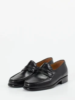 Mannori – Loafer aus Ziegenleder in Schwarz