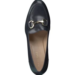 Mannori – Loafer-Pumps aus Kalbleder Dunkelblau