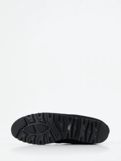 Mannori – Schnürboots aus Veloursleder schwarz