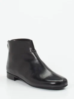 Mannori – Stiefelette aus Lammleder schwarz