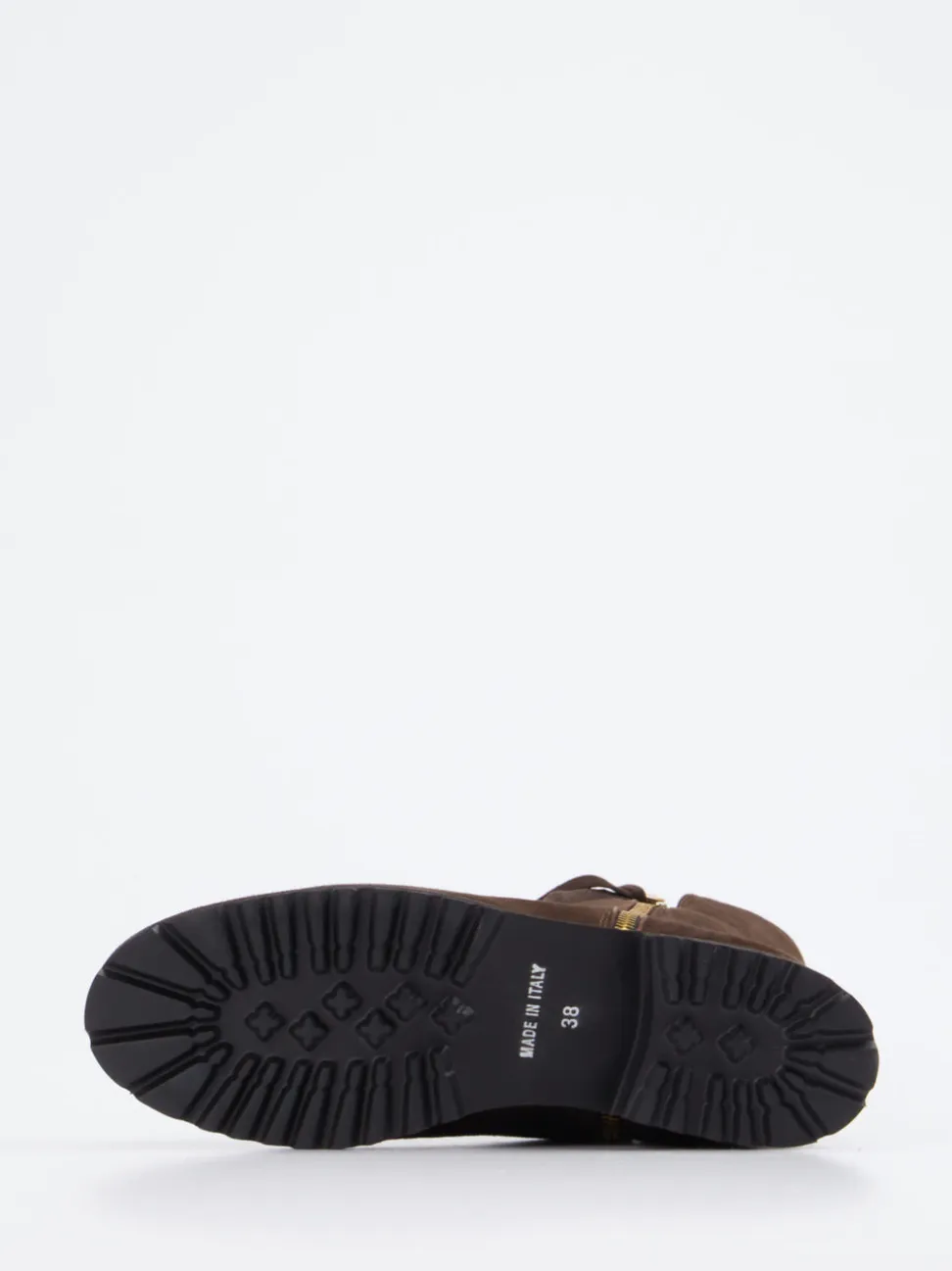 Mannori – Stiefeletten aus Veloursleder dunkelbraun