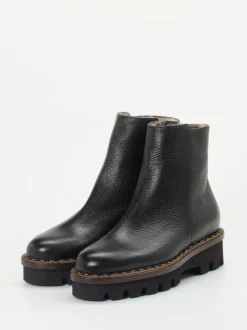 Mannori – Stiefeletten aus Kalbleder Schwarz