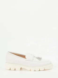 Mannori – Tassel Loafer aus Kalbleder Offwhite