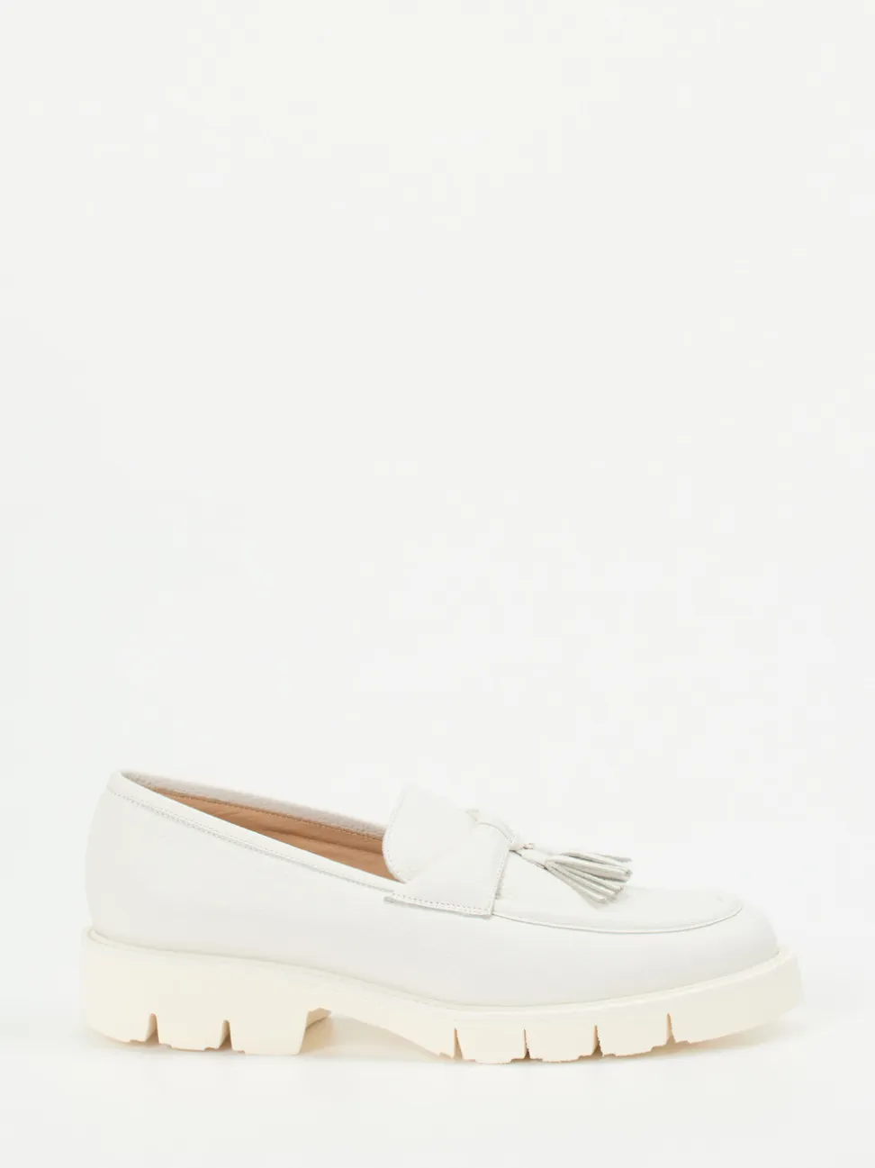 Mannori – Tassel Loafer aus Kalbleder Offwhite